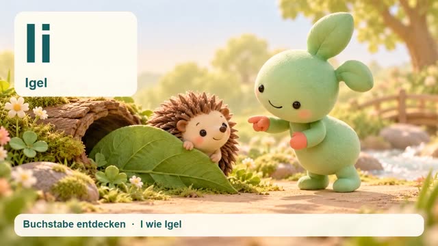 Igel mit Fini